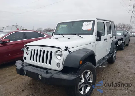 2016 Jeep Wrangler Unlimited Sport z USA, uszkodzony, nr VIN 1C4BJWDG5GL347865